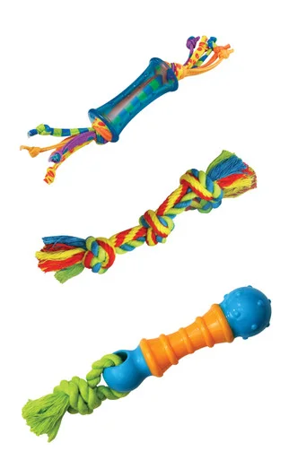 Orka Mini Dental Dog Chew Toys - 3 Pack, Multi, Mini product image