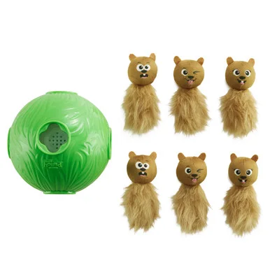 Dog Snuffle N' Treat Ball Puzzle, Green Lrg product image