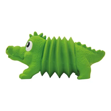 Accordionz Alligator Latex Rubber Dog Toy product image