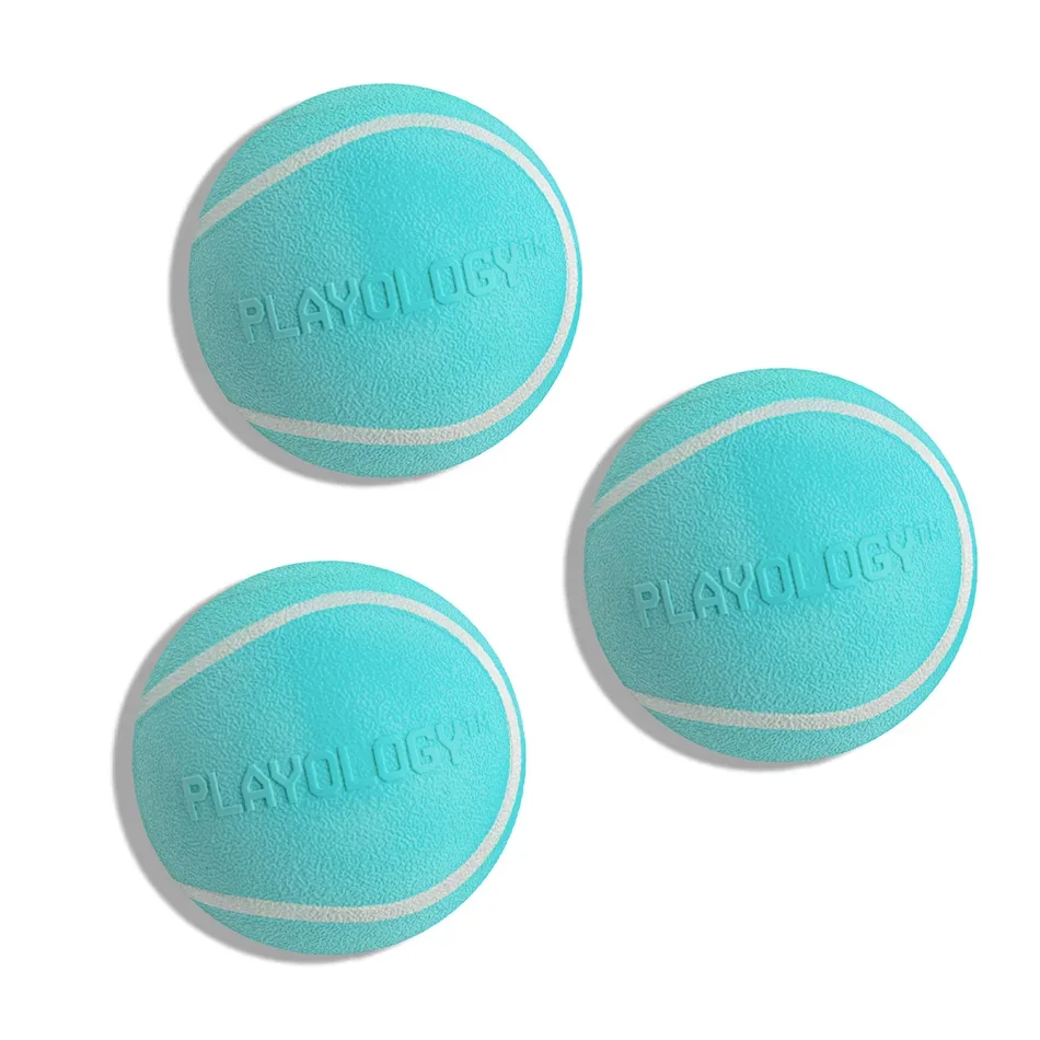 Squeaky Chew Ball 3-Pack Small product image