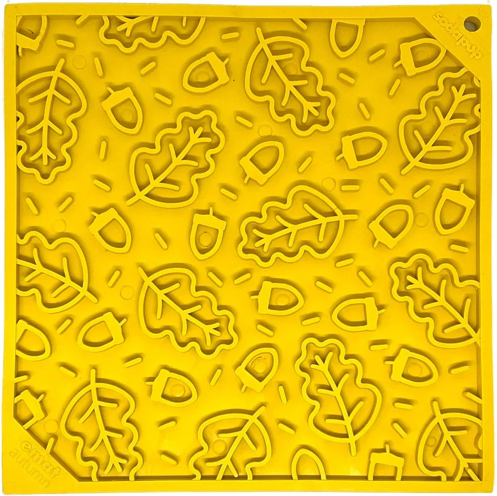 Autumn eMat - Enrichment Lick Mat For Dogs and Cats| Fall Leaves Design product image