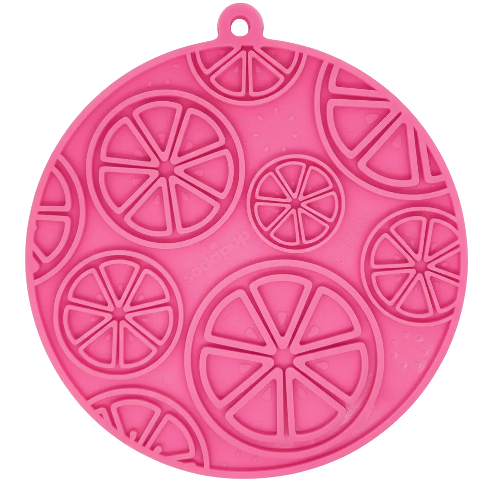 Citrus Design eMat - Enrichment Lick Mat For Dogs and Cats - with Suction Cups product image