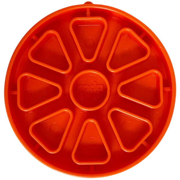 Citrus Softie eTray Shallow Slow Feeder Dog Bowl product image