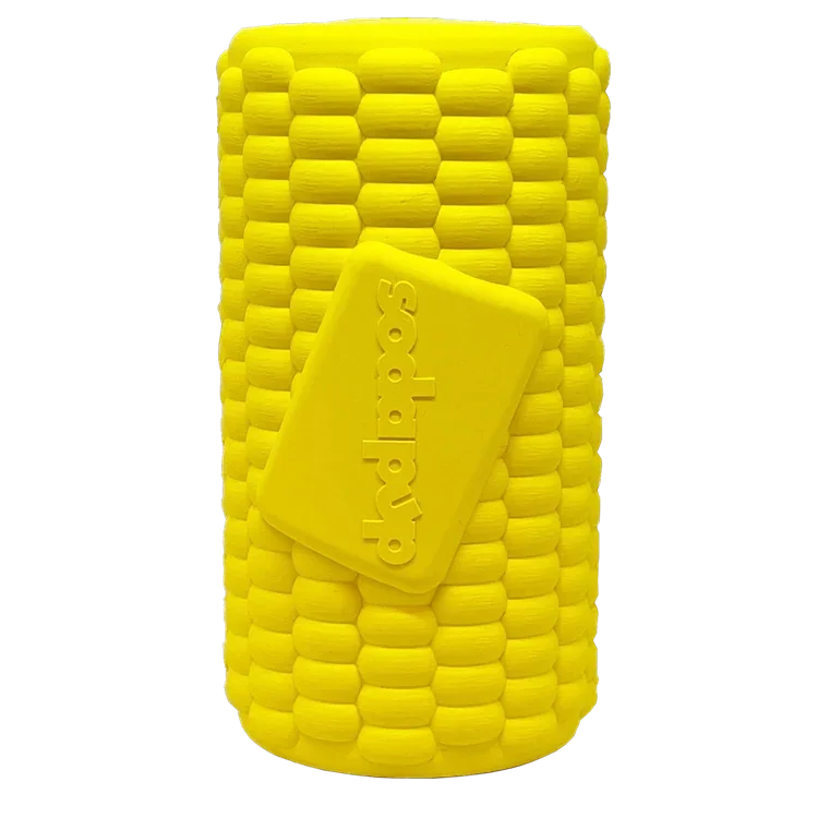 Corn on the Cob Dog Toy - Durable Rubber Treat Dispenser product image