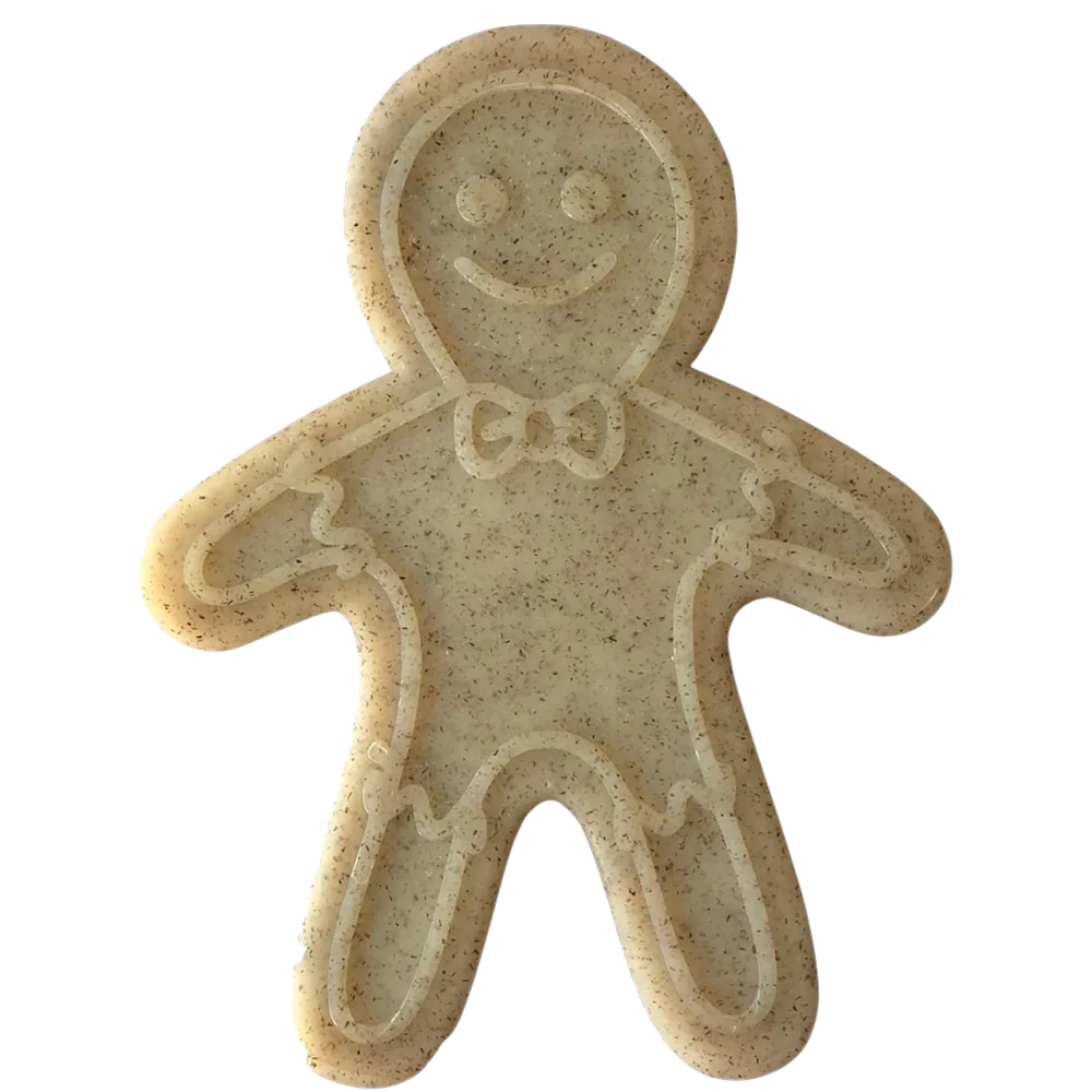 Gingerbread Man Nylon Dog Chew Toy for Aggressive Chewers product image