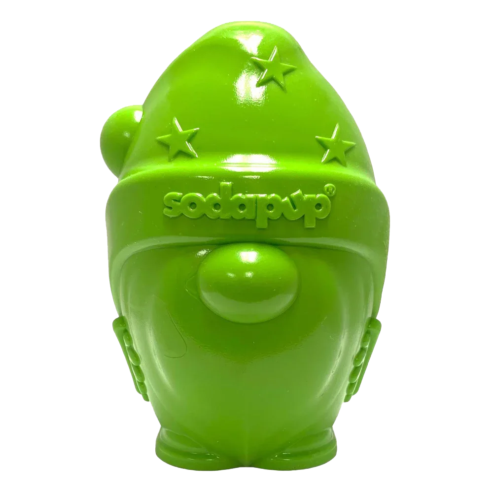 Gnome Rubber Dog Chew Toy for Heavy Chewers | Floating Treat Dispenser product image